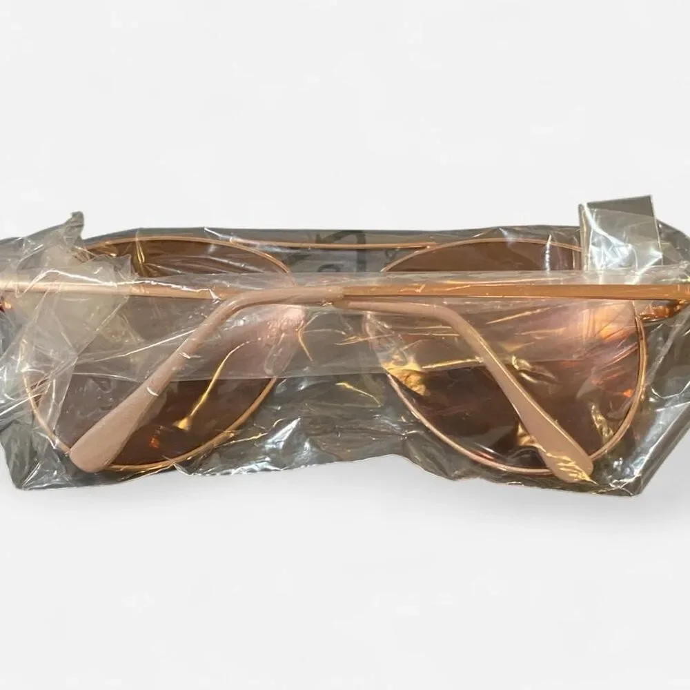 Target Women's Tan and Pink Sunglasses